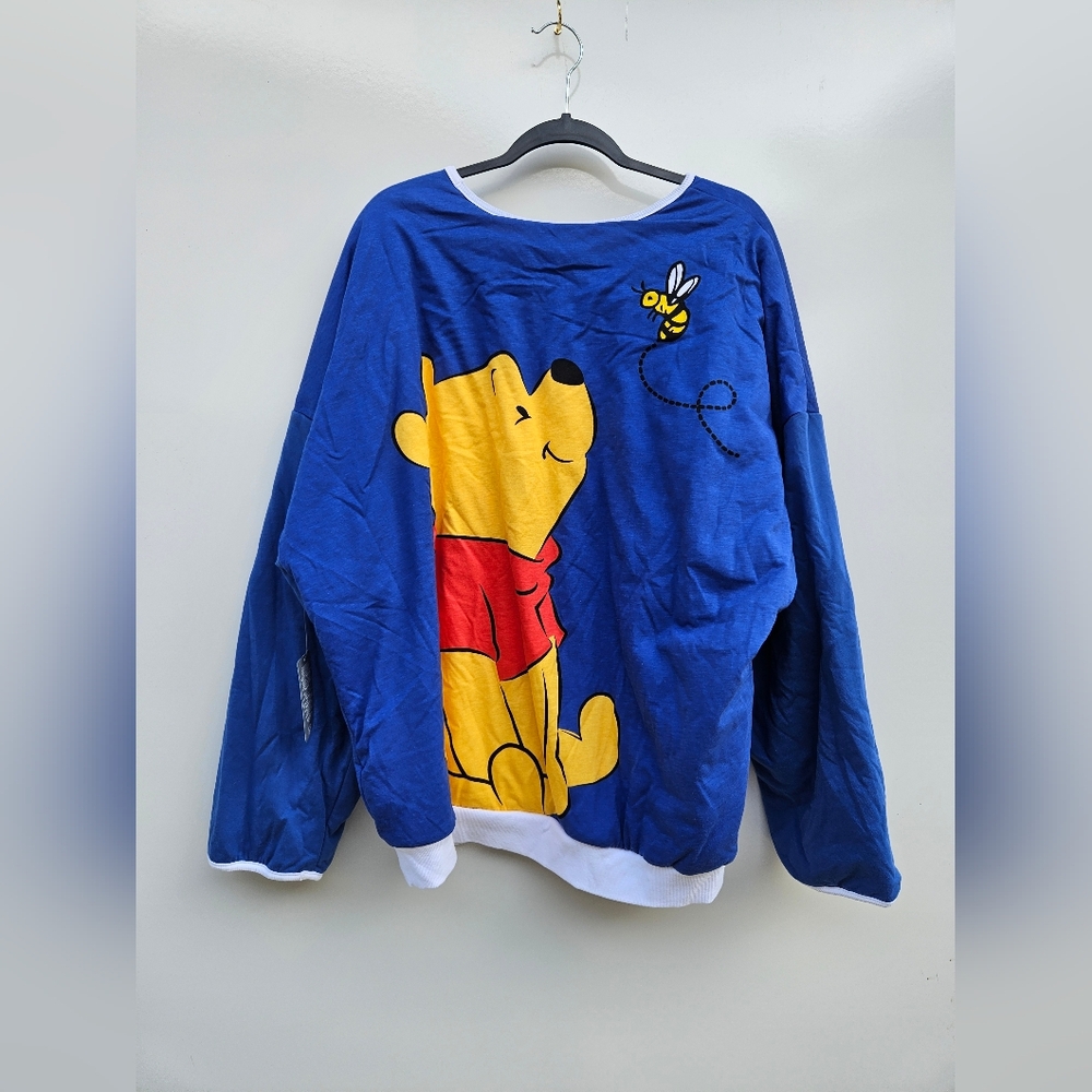 NWT Disney Reversible Winnie the Pooh Sweatshirt